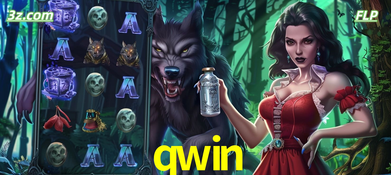Slots online tema de lobisomem e vampira no qwin cassino Brasil
