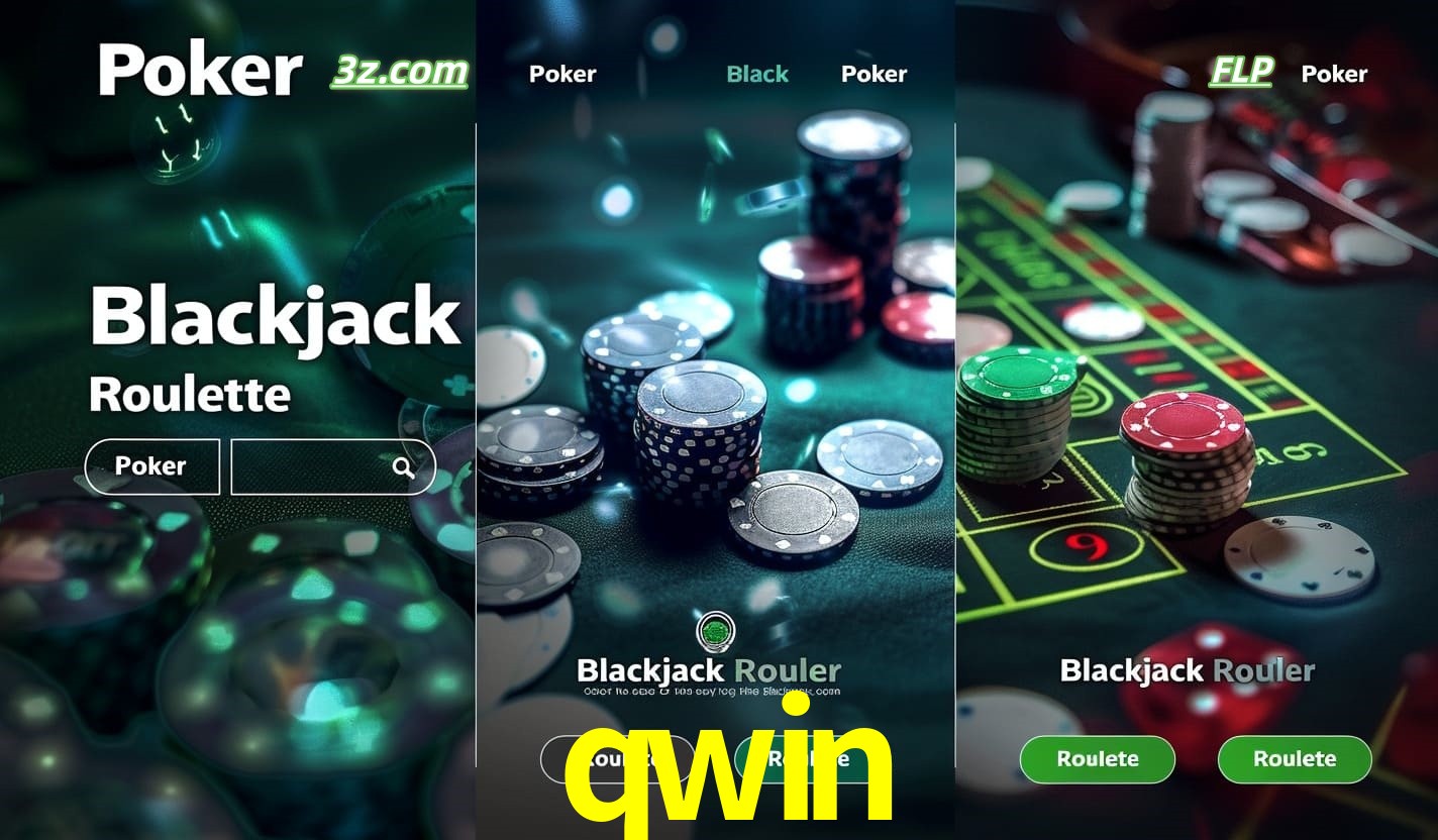 Cassino online qwin com Poker, Blackjack e Roleta ao vivo para jogadores do Brasil