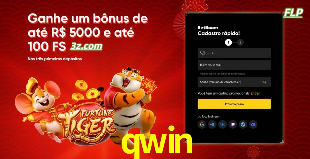 qwin cassino Brasil bônus de boas-vindas até R$5000 e 100 free spins