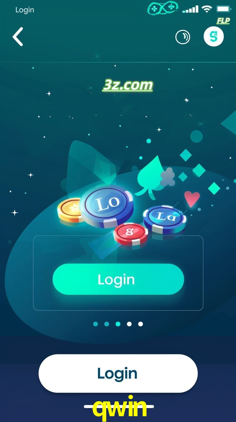 Login no aplicativo de cassino online qwin Brasil com bônus de boas-vindas